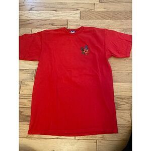 The Original Santa Cruz, men's red casual short sleeve t shirt size medium